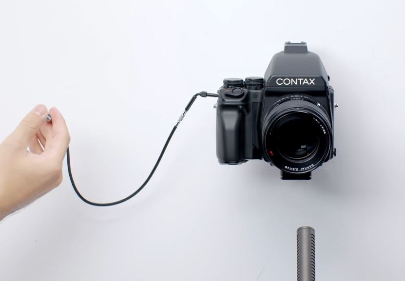 Contax camera shutter sound video