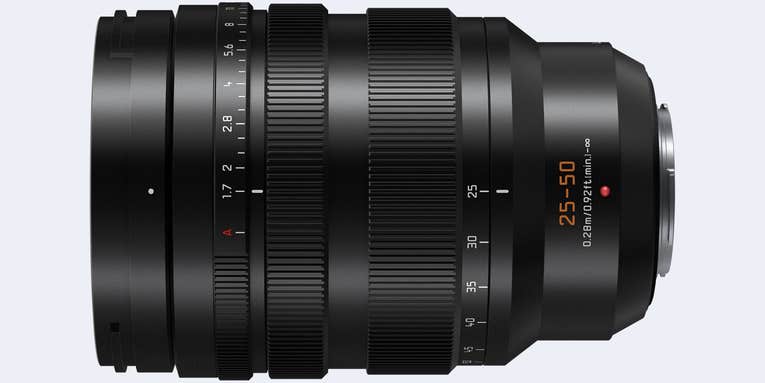 New gear: The Panasonic Lumix Leica DV Vario-Summilux 25-50mm f/1.7 ASPH zoom lens promises fancy focusing