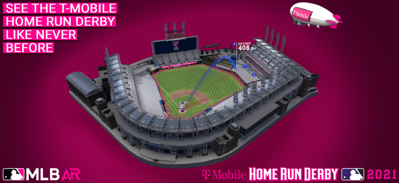 MLB AR homerun derby