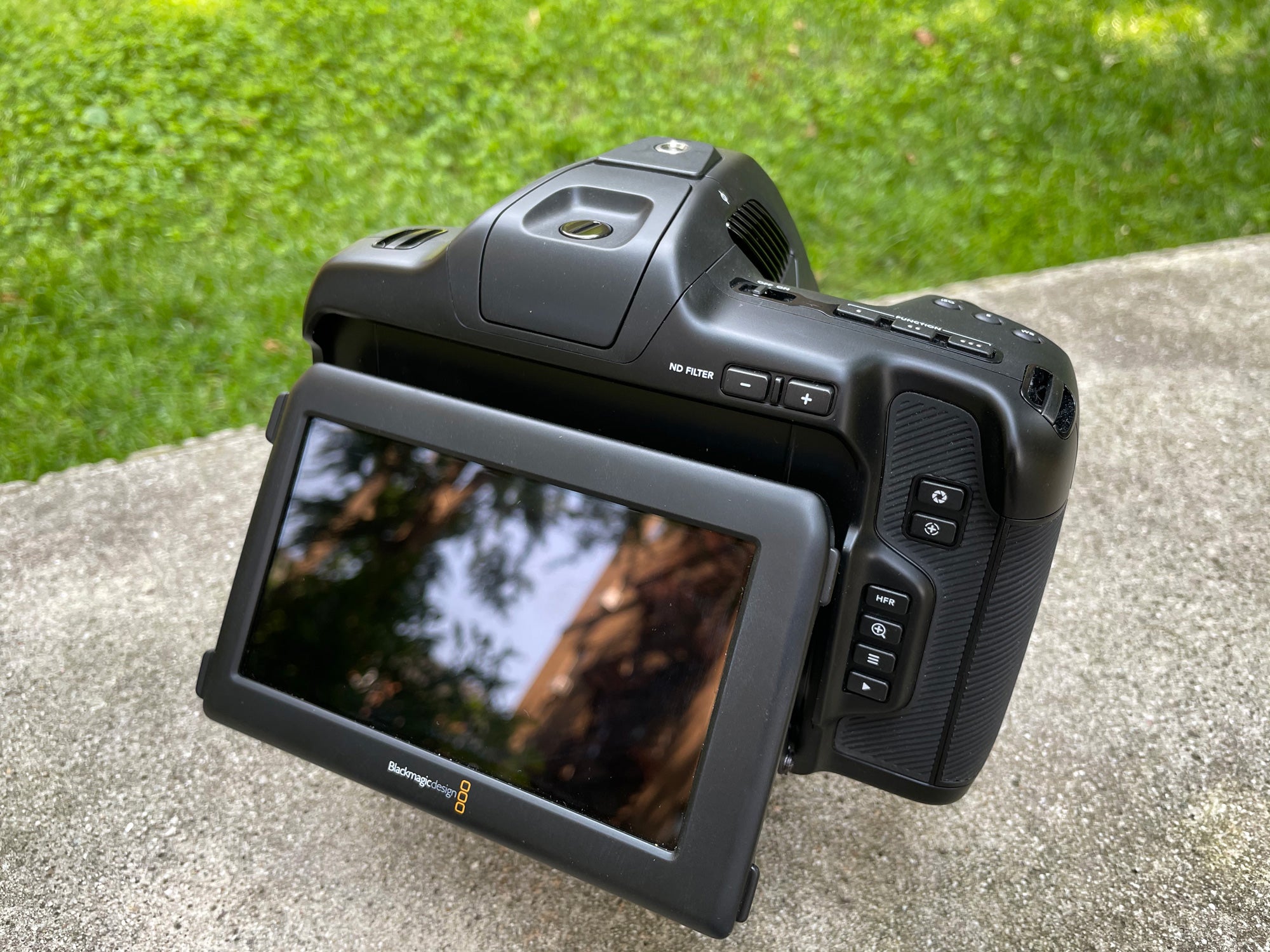 Blackmagic Pocket 6K Pro with lens