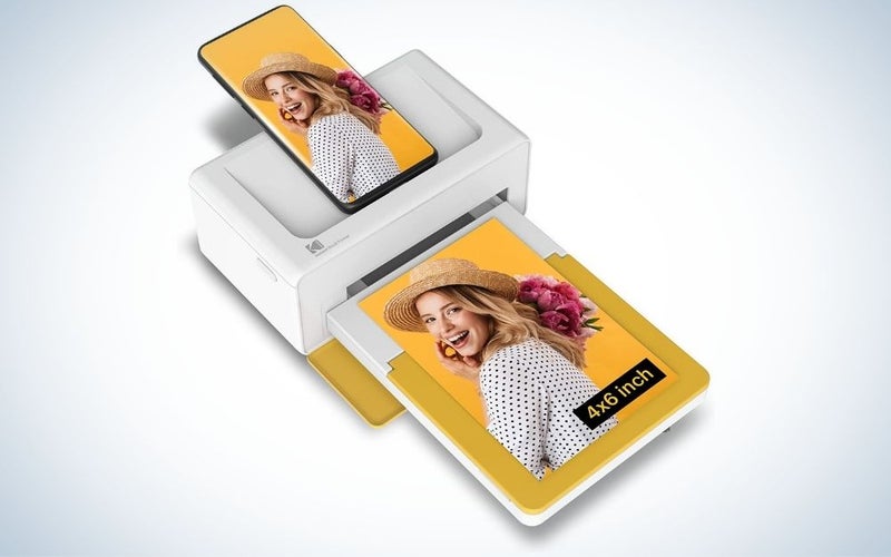 The Kodak Dock Plus 4x6-Inch Portable Instant Photo Printer is the best portable printer for big shots.