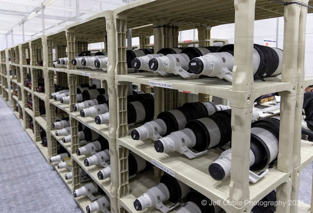 Canon lenses at the tokyo olympics