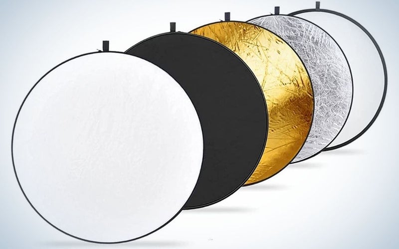 The Neewer 43-Inch 5-in-1 Light Reflector is the best light reflector.