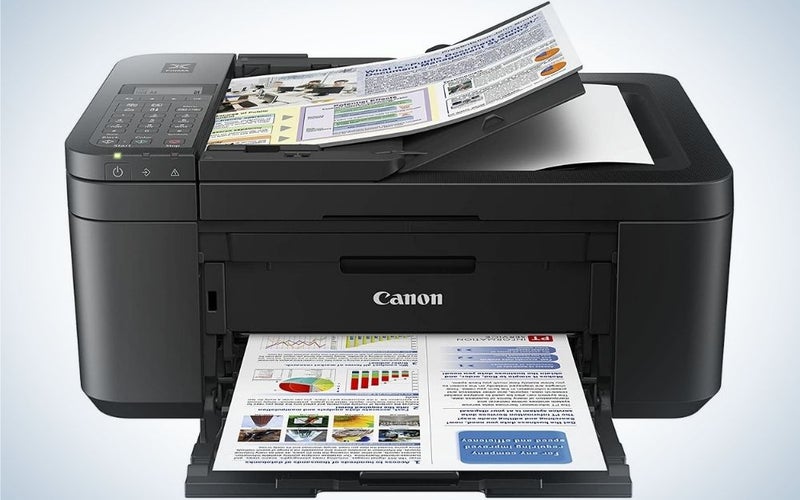 The Canon PIXMA TR4520 is the best Canon printer on a budget.