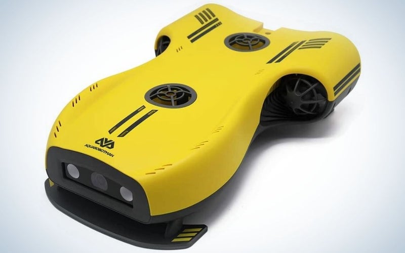 The Aquarobotman is the best underwater drone for still.