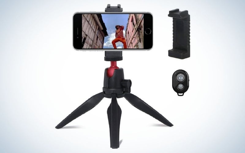 Portable Mini Phone Tripod is the best phone tripod for your pocket.