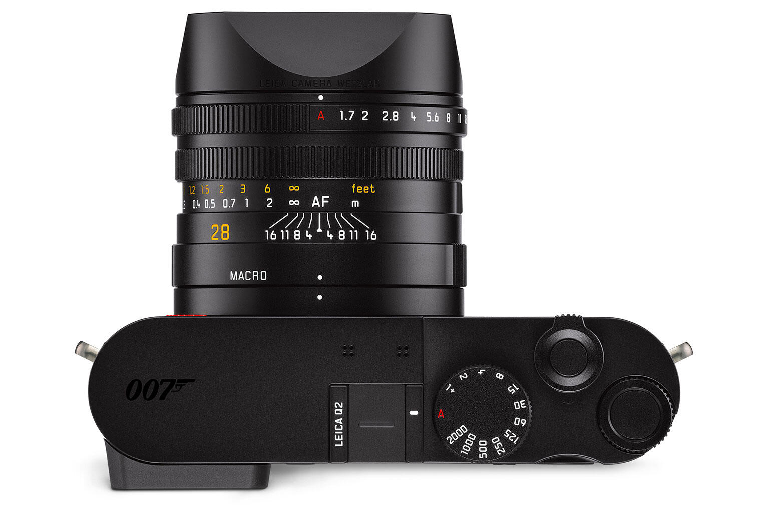 Top of Leica Q2 "007" edition