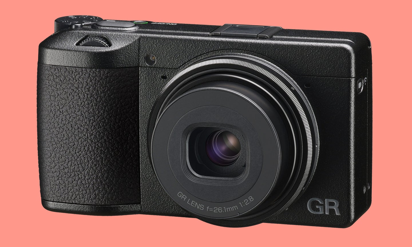 The front of the new Ricoh GR IIIx.