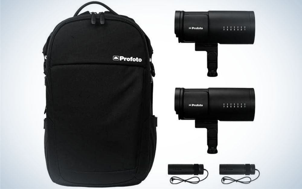 The Profoto B10 Plus is the best portrait lighting kit.
