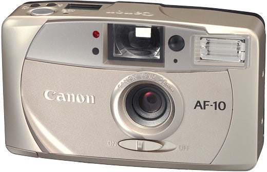 The Canon AF-10 film point and shoot. 