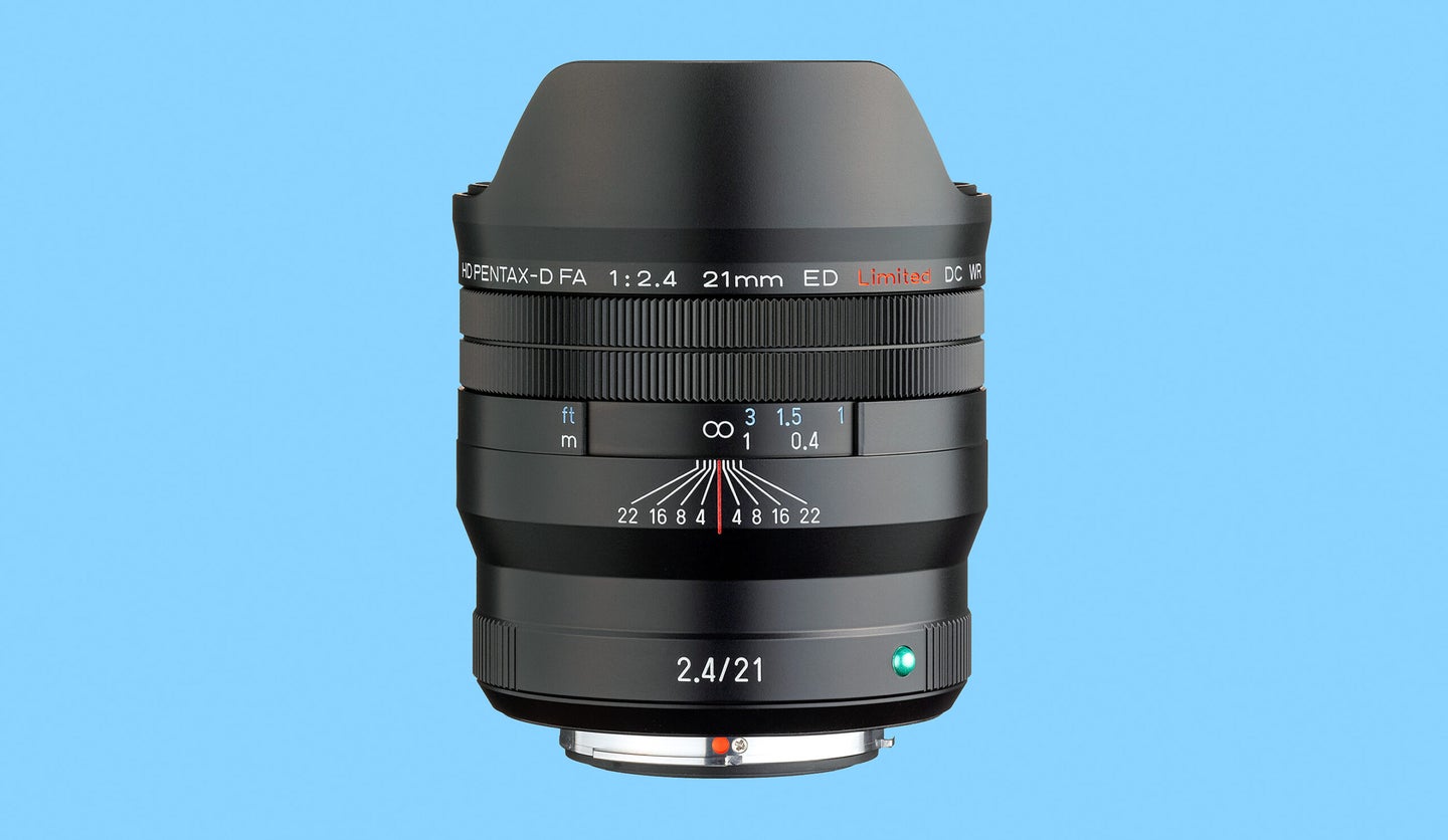 Meet Pentax's new 21mm f/2.4 Limited lens