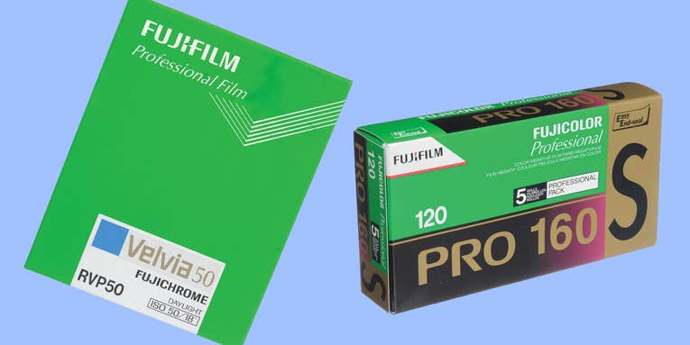 Fujifilm to discontinue Velvia 50 sheet film and Fujicolor 160NS Pro 120