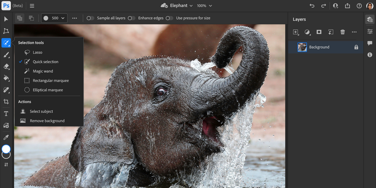 You can now run Photoshop in your Web browser