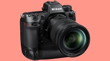Nikon Z9 mirrorless camera with lens