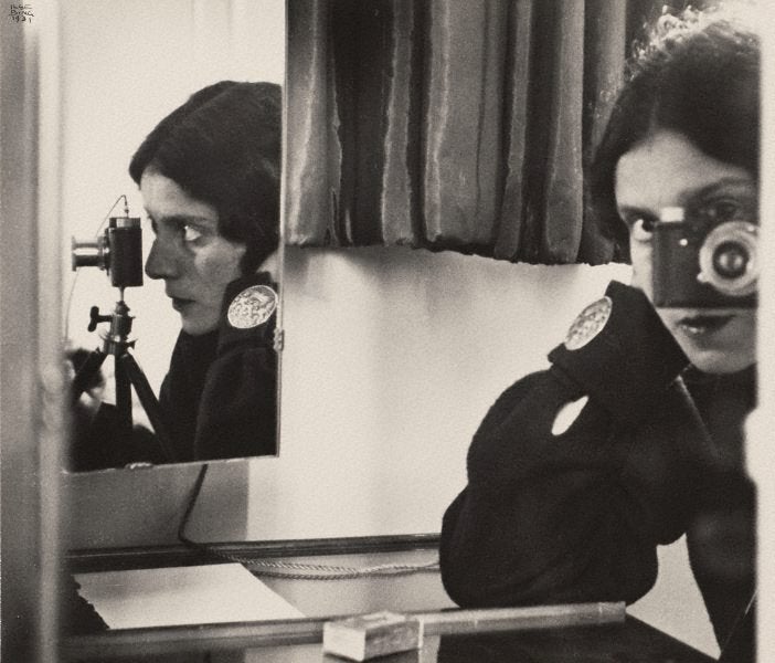 “Self-Portrait with Leica” by Ilse Bing.   