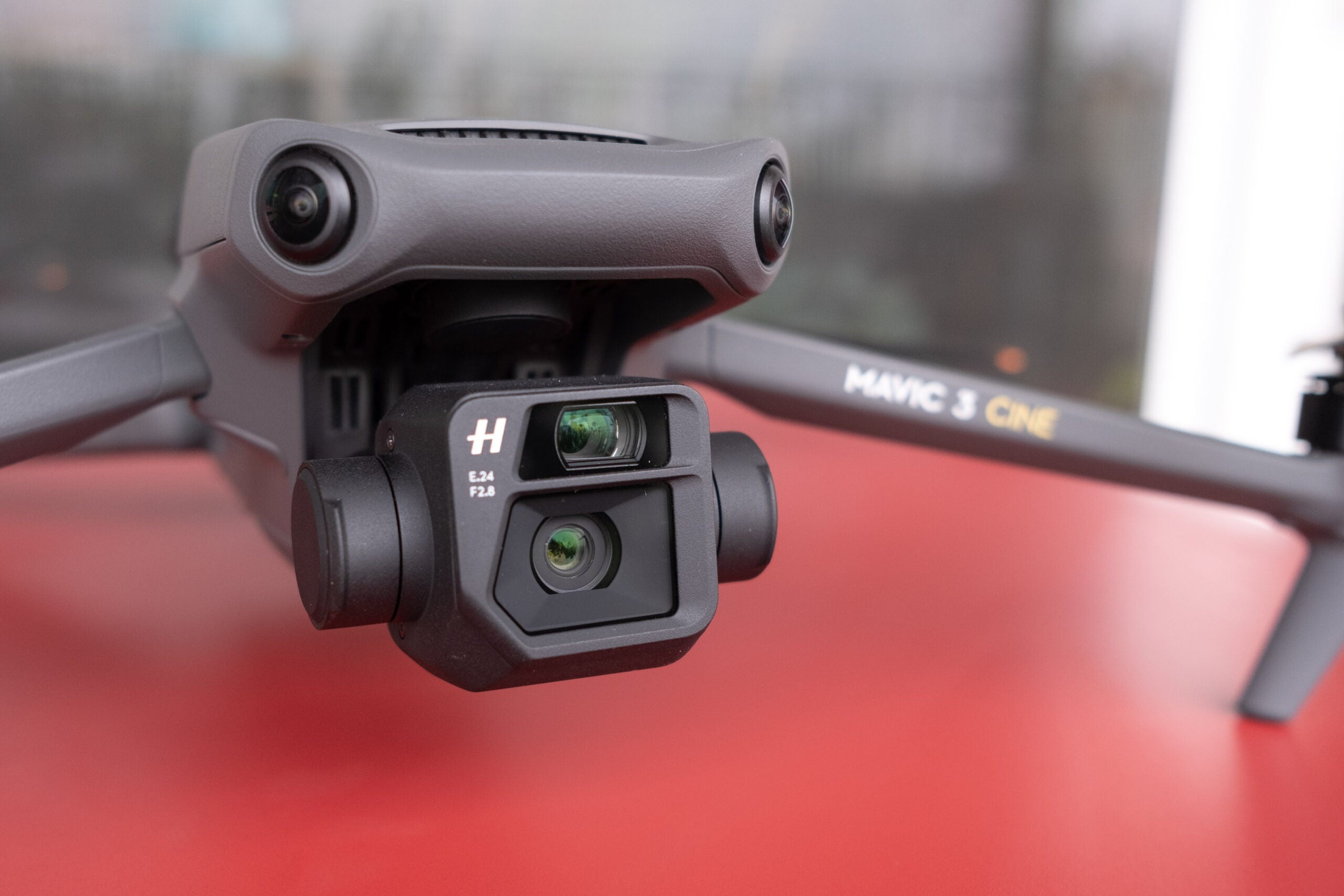 The twin-camera on the new DJI Mavic 3 drone.