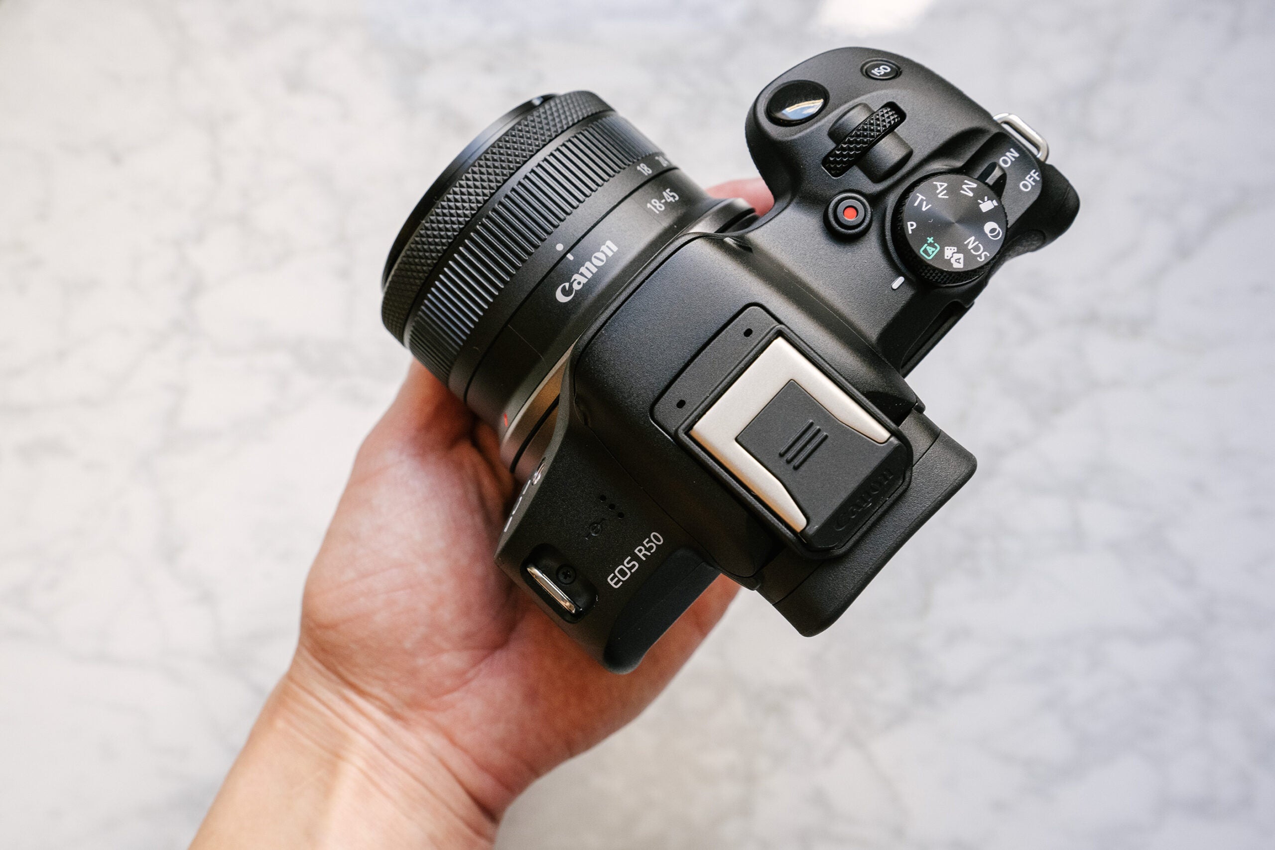 Canon EOS R50 mirrorless camera