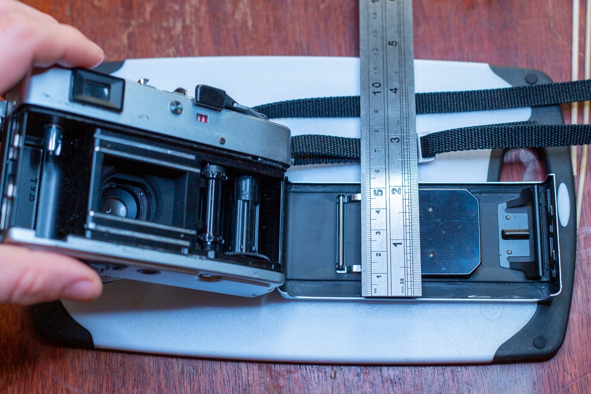 How to change the light seals in an old film camera