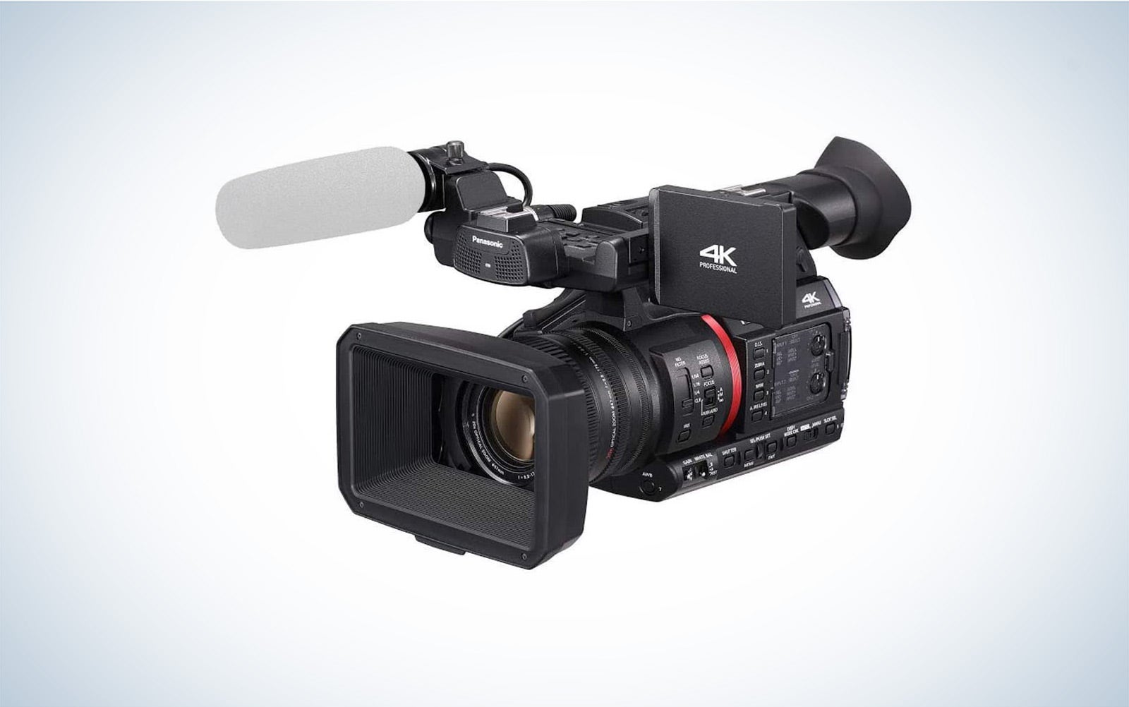 The Panasonic AG-CX350 4K Camcorder is the best fixed-lens camera.