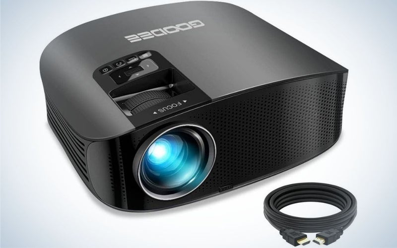 GooDee video projector is the best outdoor projector.