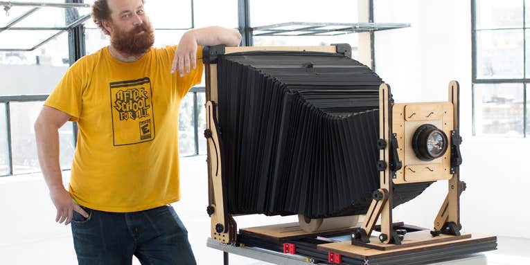 Ethan Moses built a massive 20×24 instant camera, and he wants to shoot your portrait
