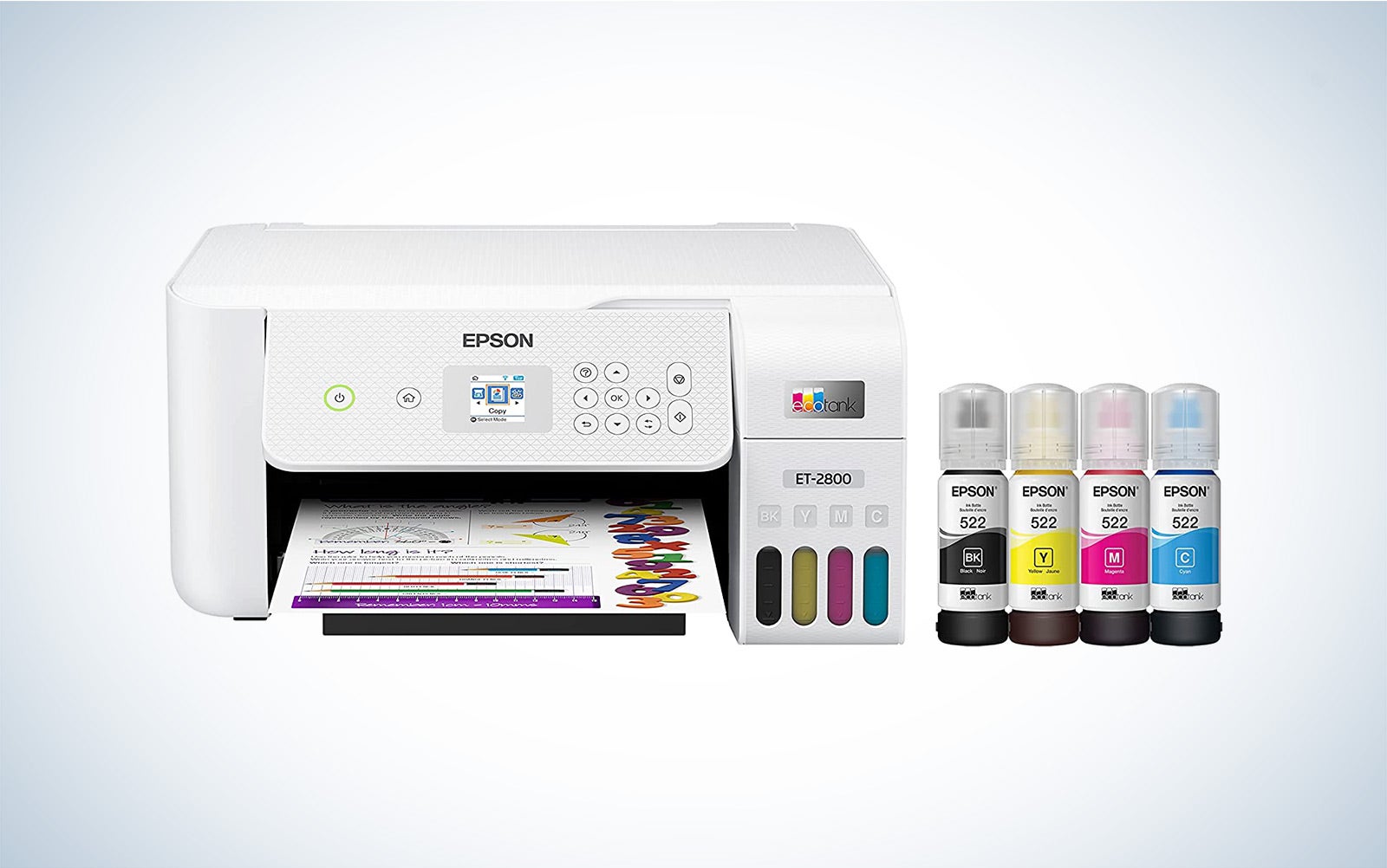 The Epson EcoTank ET-2800 is the best cheap ink tank printer.