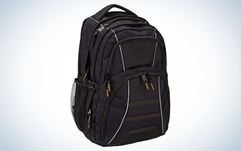 Amazon Basics laptop backpack is the best laptop backpack on a budget.