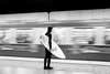 Carolin Unrath (Germany) won the Lifestyle by COOPH category for her black-and-white image of a surfer about to board a train in Munich.
