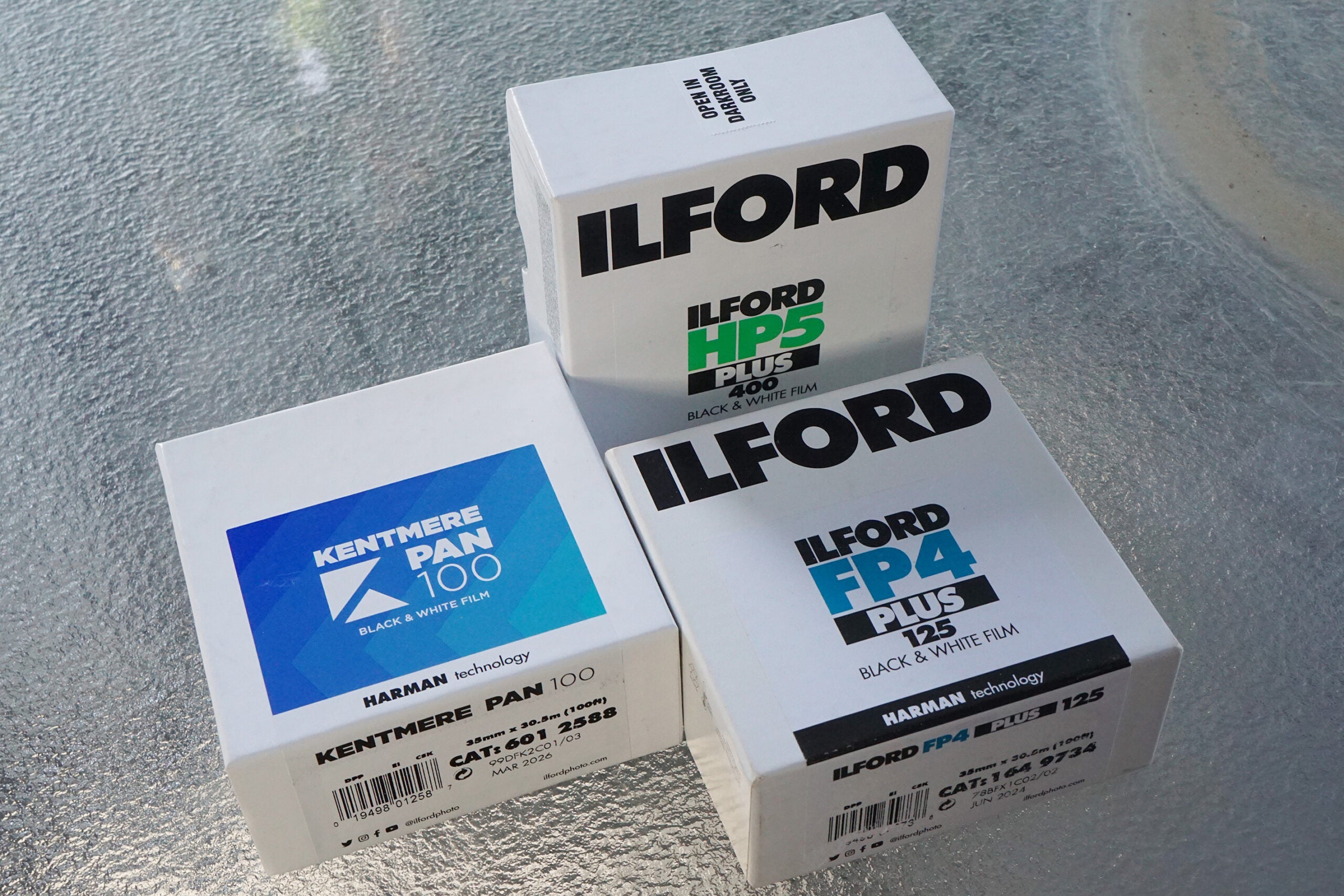 Bulk packages of 35mm film