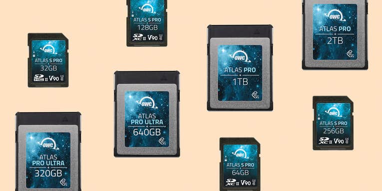 OWC expands into photography with a new line of high-speed, rugged memory cards