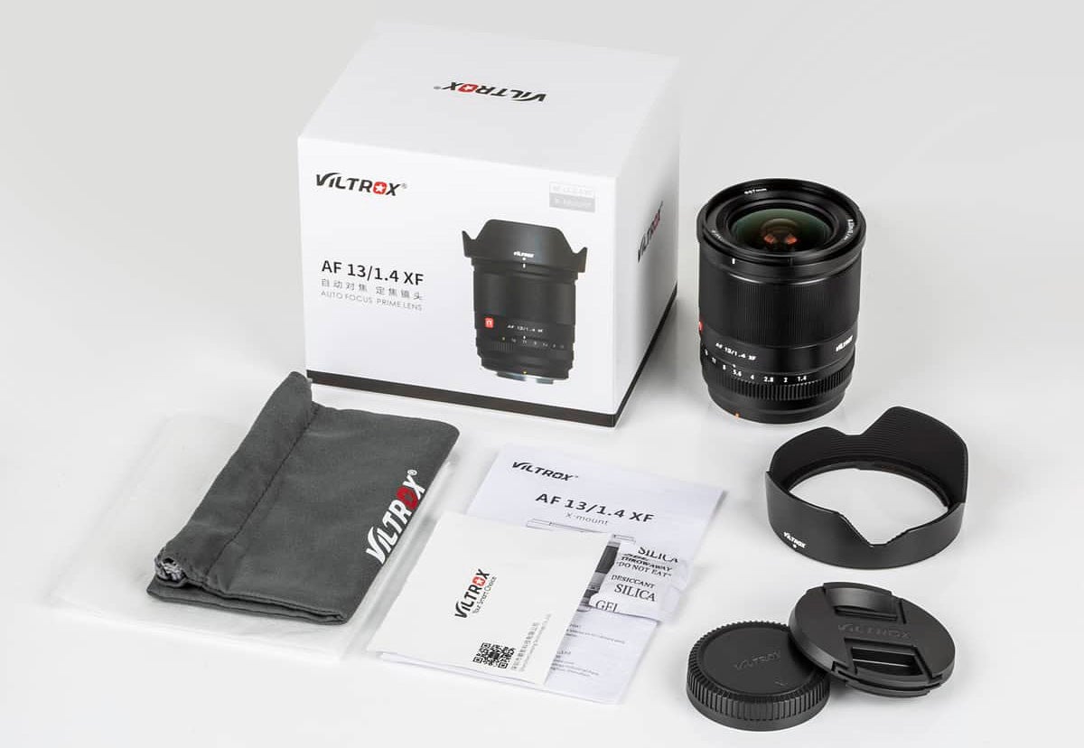 The new Viltrox 13mm f/1.4 AF lens for Fujifilm X-mount.