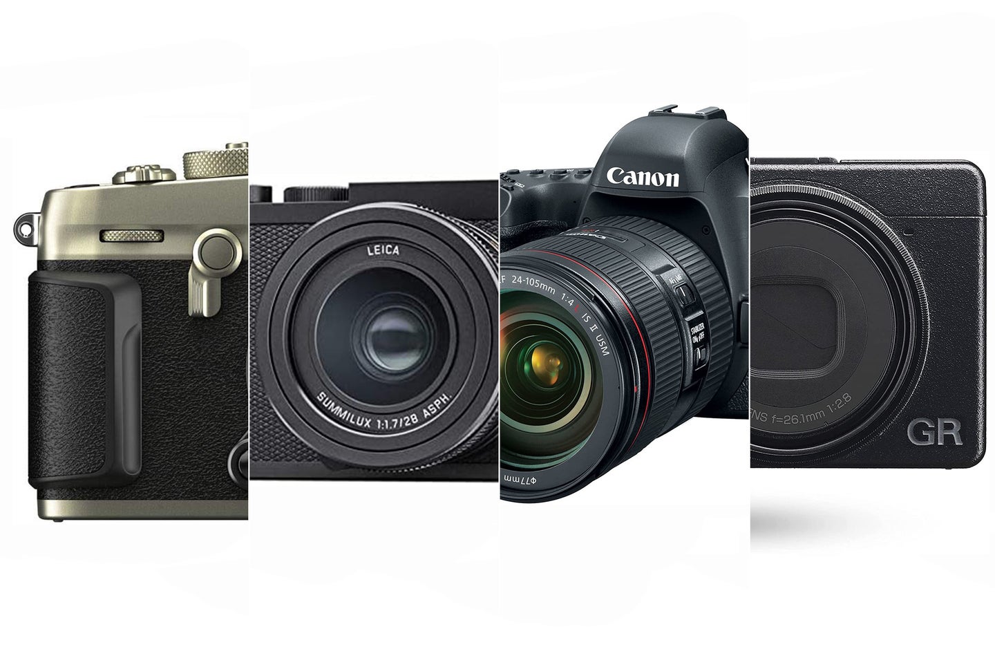 A composite of the best street photography cameras