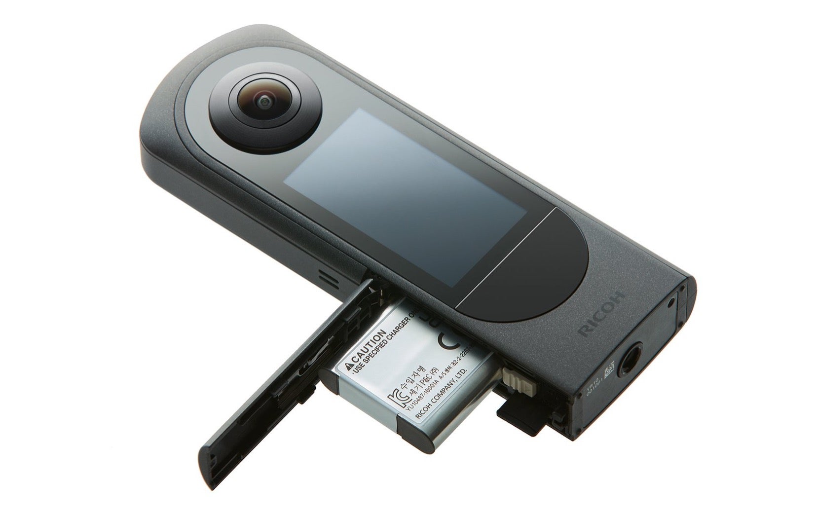 The new Ricoh Theta X has swappable batteries