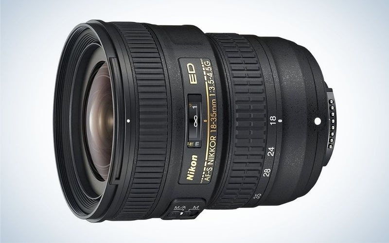 Nikon AF-S FX NIKKOR 18-35mm f/3.5-4.5G ED is the best on a budget.