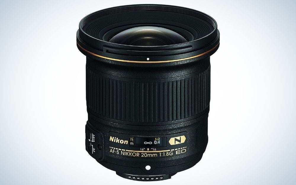 Nikon AF-S FX NIKKOR 20mm f/1.8G ED is the best prime.