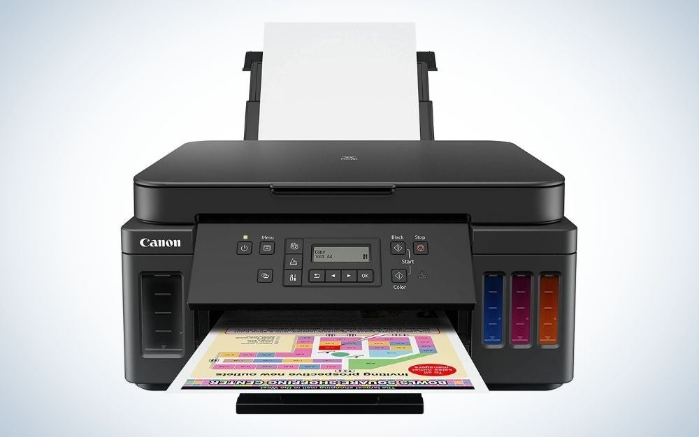 Canon PIXMA G6020 Wireless MegaTank All-in-One Printer is best all in one.