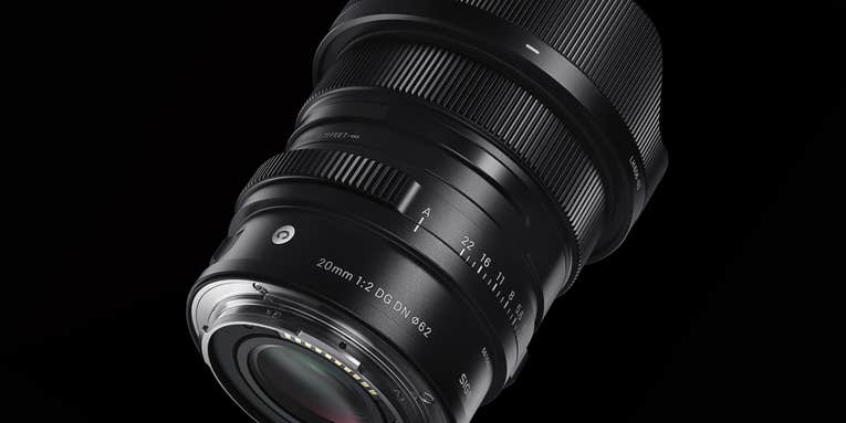 New gear: Sigma 20mm f/2 DG DN is a compact wide-angle prime for full-frame mirrorless