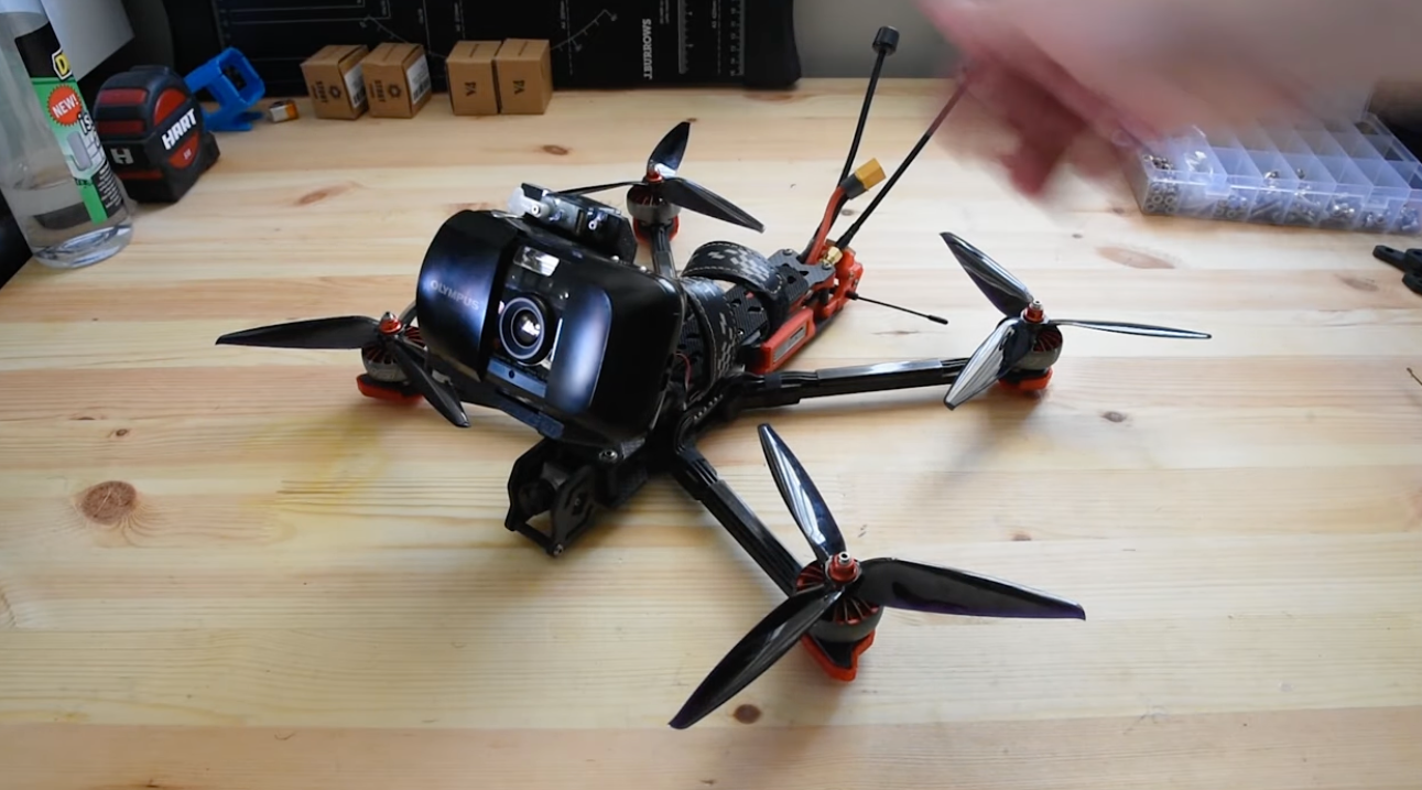 This is what happens when you mount a 35mm film camera to a drone EditionsPhotoArt