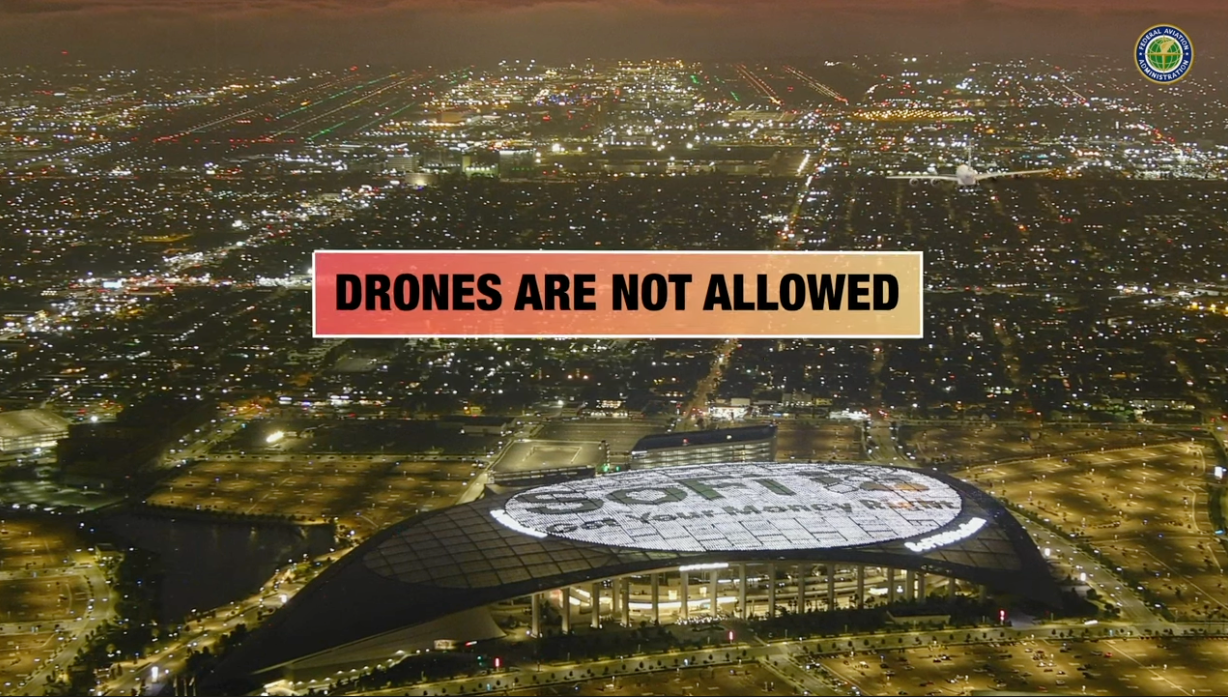 Drones are not allowed at the super bowl