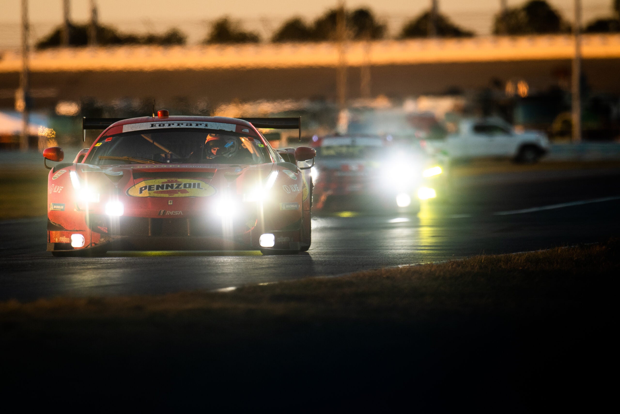 A photo by Jamey Price from the 2022 Rolex 24 at Daytona, a 24-hour race held at Daytona International Speedway.