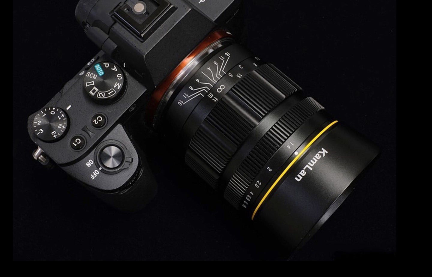 The new KamLan 55mm f/1.4 for full-frame mirrorless systems.