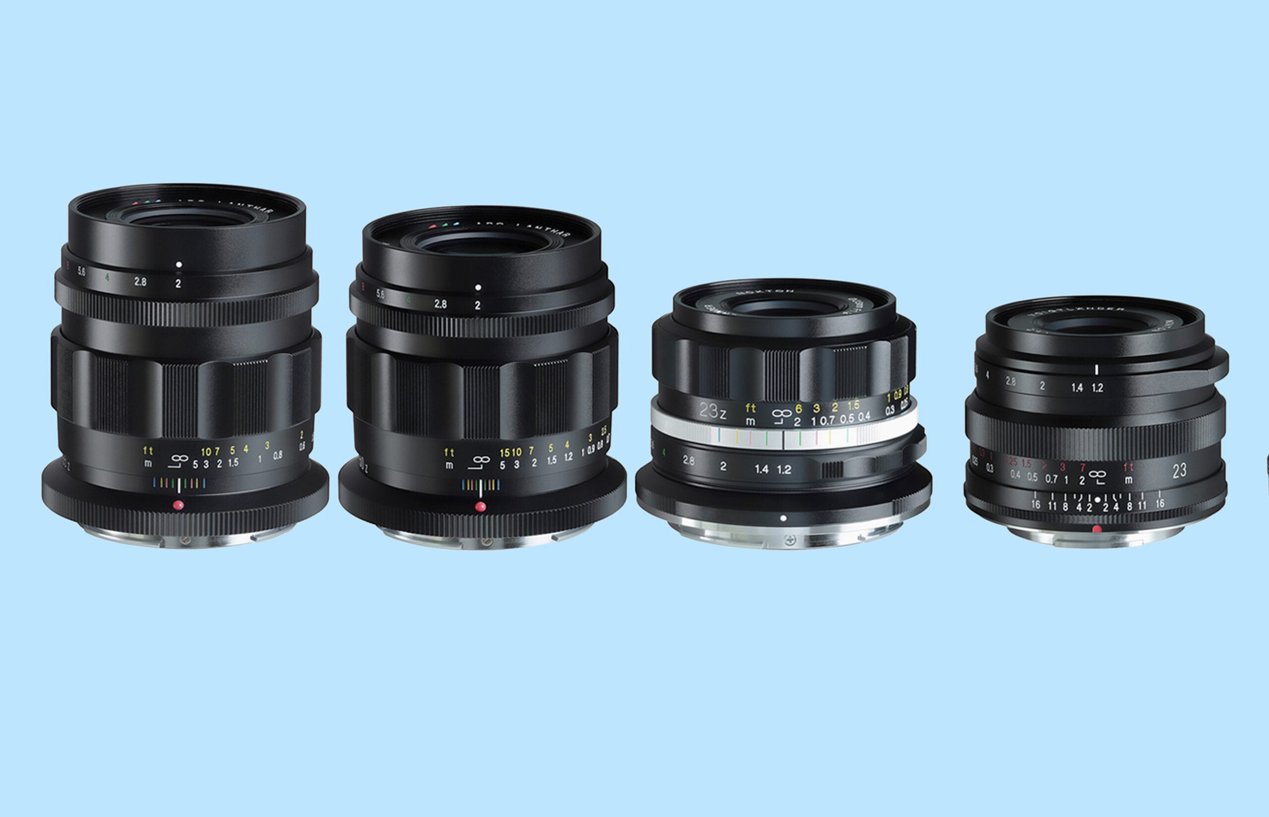 Cosina unveils 3 primes for Z-mount, 1 for X-mount