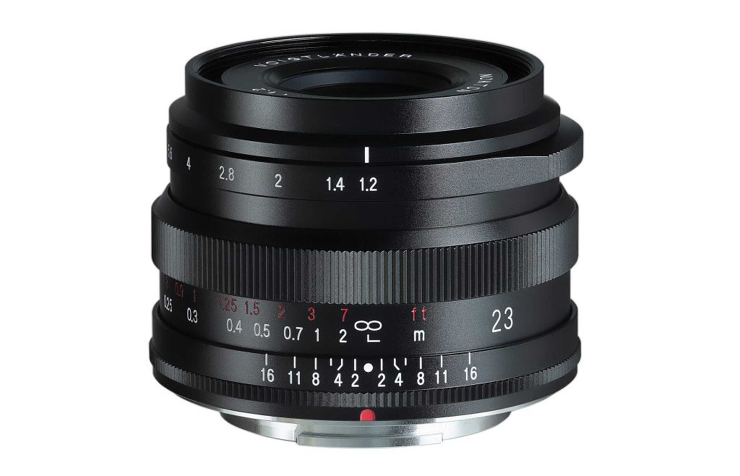 The new Cosina Nokton 23mm f/1.2 for X-mount.