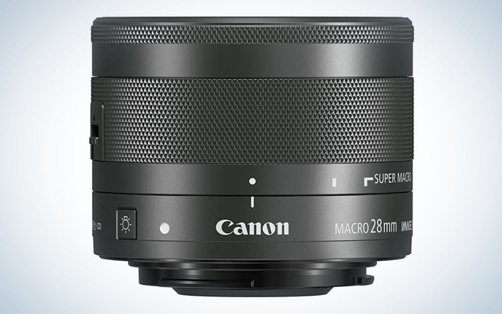 Canon EF-M 28mm f/3.5 Macro IS STM Lens is the best for beginners.
