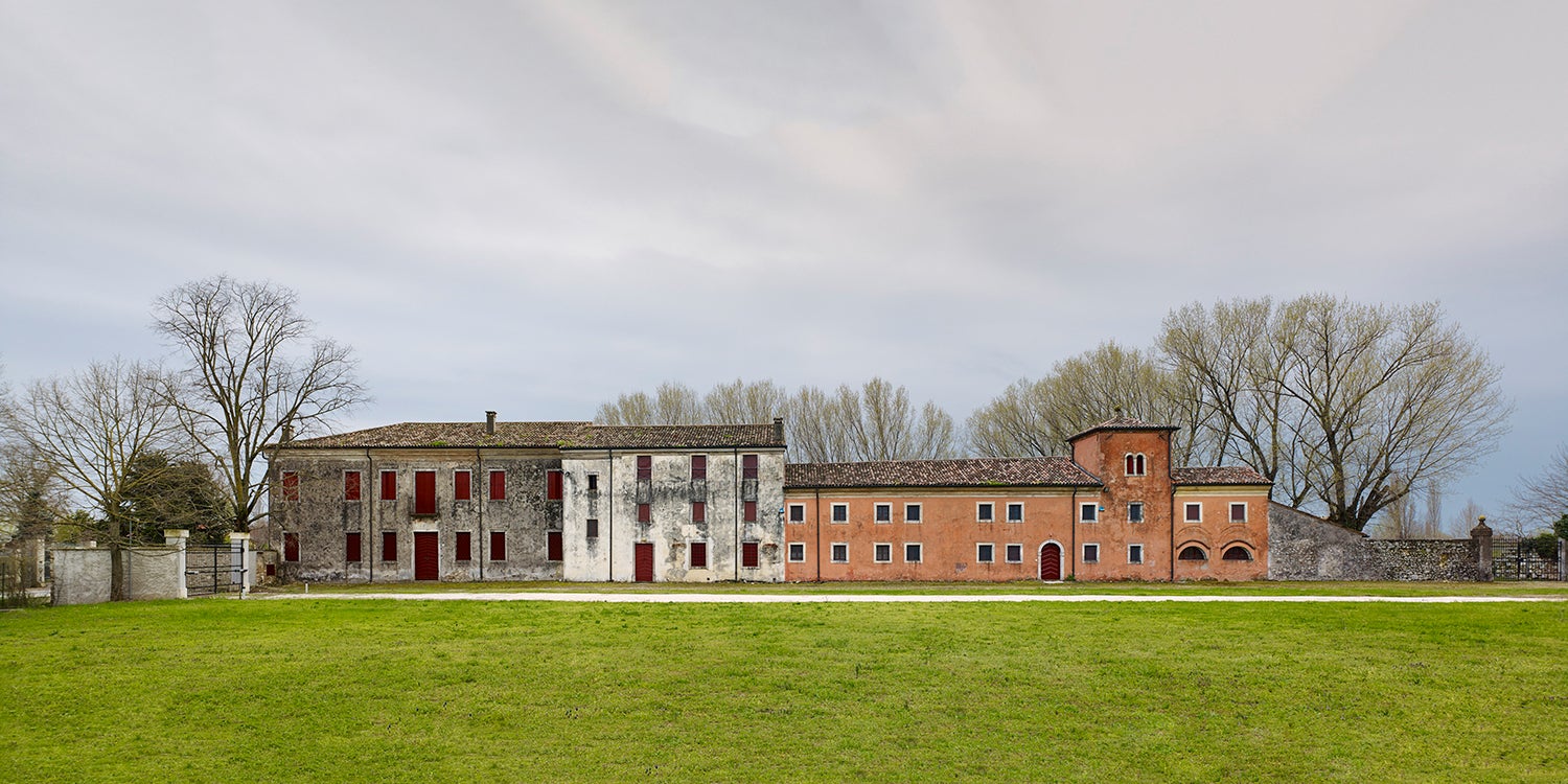 âAgricultural buildings, springtime, Orgiano, Vicenza Province, Italy,â by Alan Karchmer.