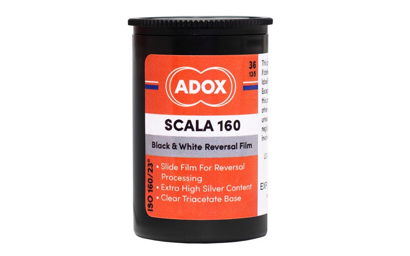 A roll of Edox Scala film.
