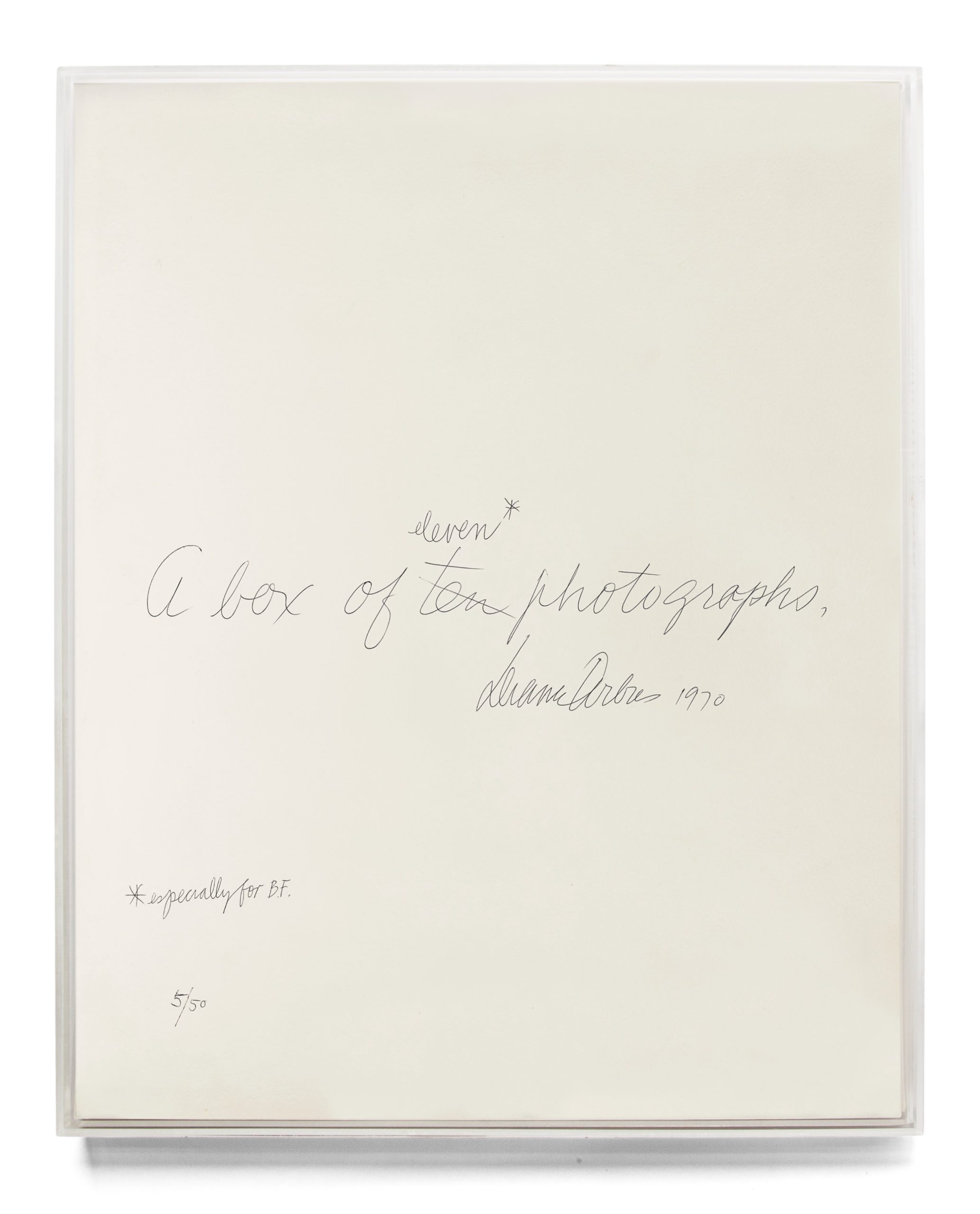 The cover of Diane Arbus' photobook.