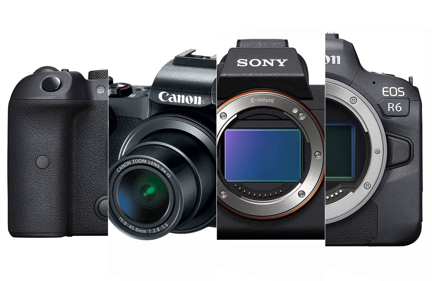 Best low-light cameras composited