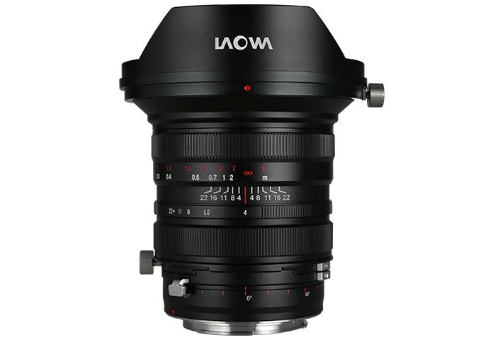 The new Venus Optics Laowa 20mm f/4 Zero-D Shift lens.