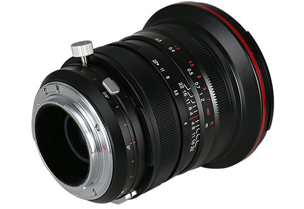 The new Venus Optics Laowa 20mm f/4 Zero-D Shift lens.